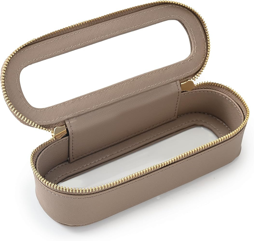 Aveniee Slim Clear Makeup Brush Bag, Small Cosmetic Brush Holder, Mini Toiletry Bag Travel Case f... | Amazon (US)