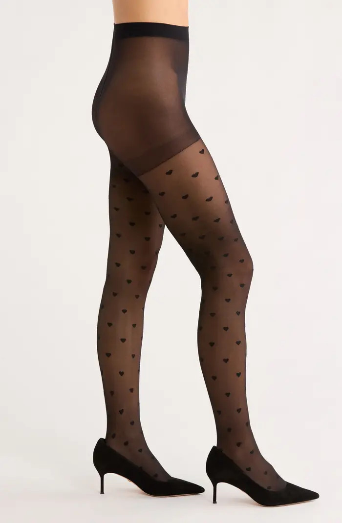 Heart Jacquard Tights | Nordstrom
