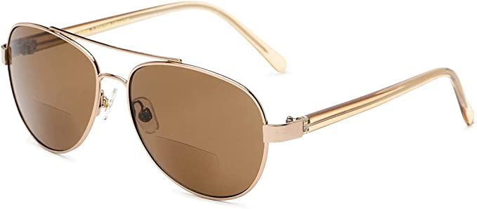 Sofia Vergara x Foster Grant Women's Carmen Full Lens Sunreaders Aviator Sunglasses Black Frame, ... | Amazon (US)
