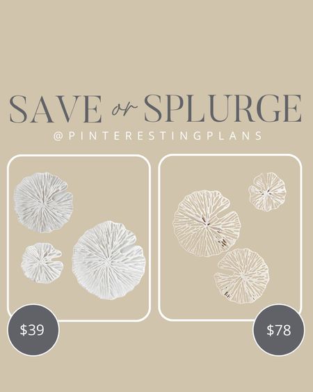 Save or splurge wall decor. I have the save version in a few of my rental homes 

Neutral home 
Coastal decor 
Neutral decor 

#LTKhome #LTKfindsunder50