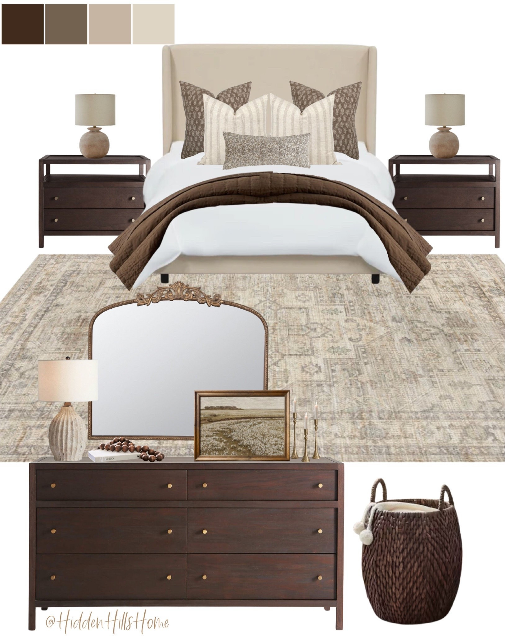 Brown and beige bedroom, classic modern bedroom #modernclassic

#LTKHome #LTKSaleAlert #LTKSeasonal