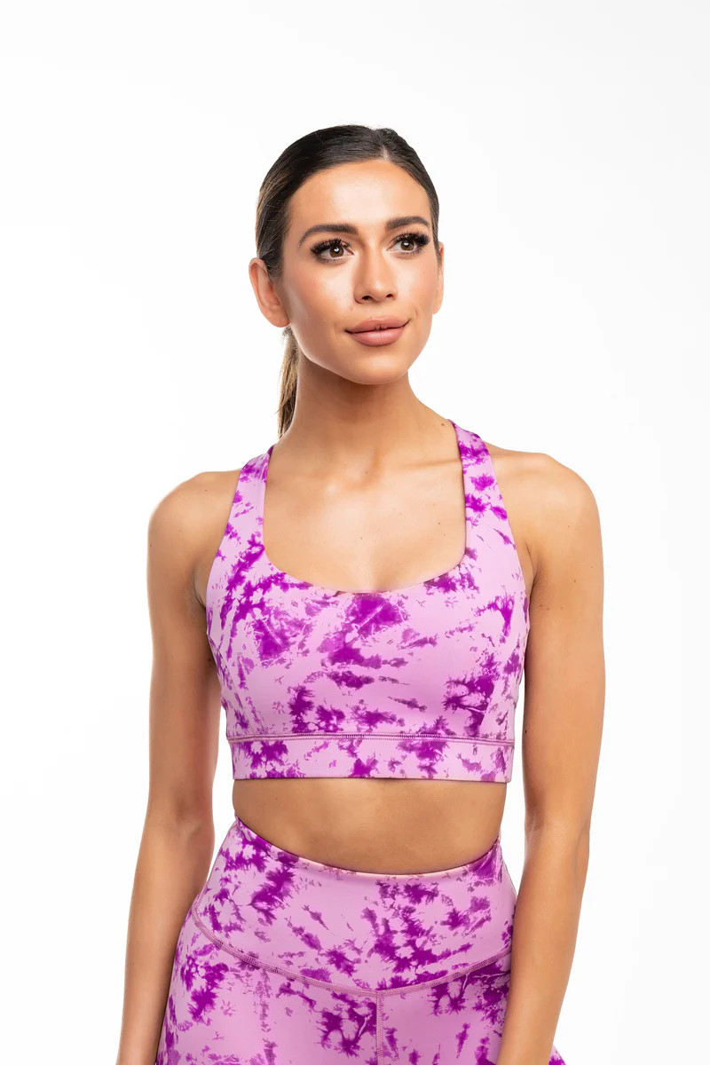 Cross Back Bra - Tie Dye | IVL COLLECTIVE