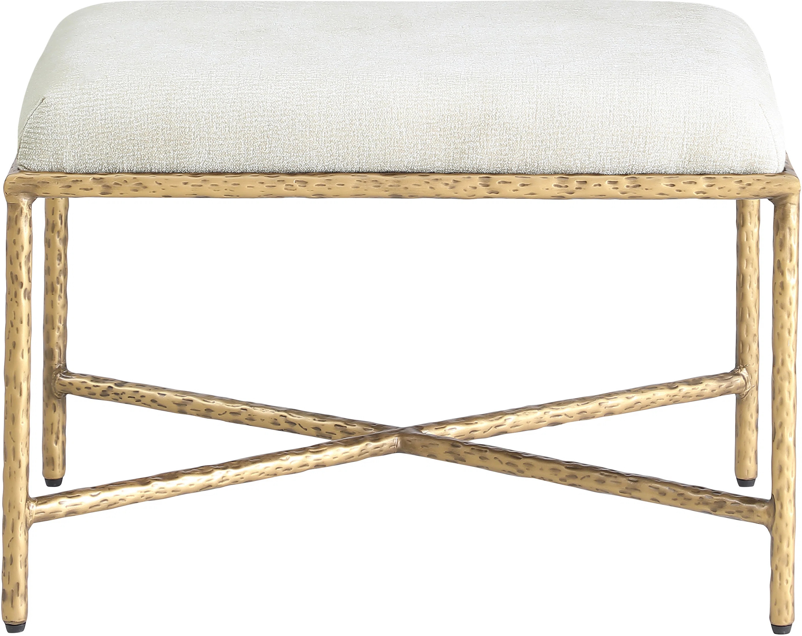 Iyania Chenille Fabric Bench | Wayfair North America