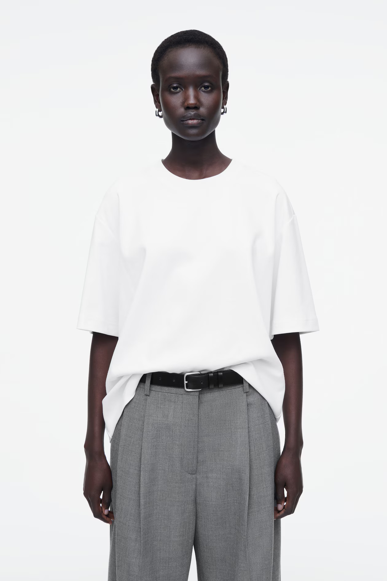OVERSIZED COTTON T-SHIRT - WHITE | COS UK