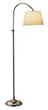 Adesso 3188-22 Bonnet Floor Lamp, 13.25" x 13.25" x 62", Satin Steel - - Amazon.com | Amazon (US)