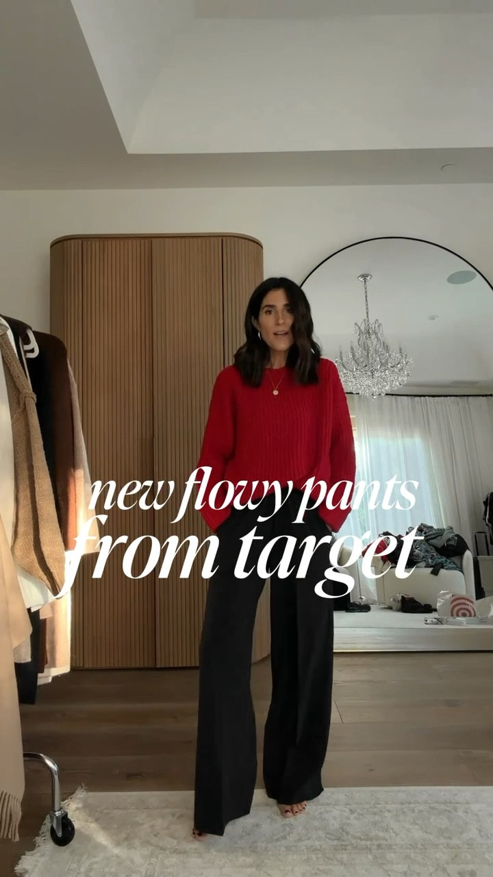 These wide leg pants are such a good find. They’re comfortable, flattering and have that effortless drape that always looks polished. I paired them with a cozy red sweater for the holidays, but they’re the kind of pant you can style a hundred ways.
Tap to shop.

#holidayfashion #targetstyle #flowypants #wardrobestaples #reelsoutfits #targetfinds

wide leg black pants, chic holiday outfit, easy holiday style, flattering trousers, Target wardrobe staples

#stylinbyaylin #aylin #stylinhaul

#LTKHoliday #LTKGiftGuide #LTKFindsUnder50
