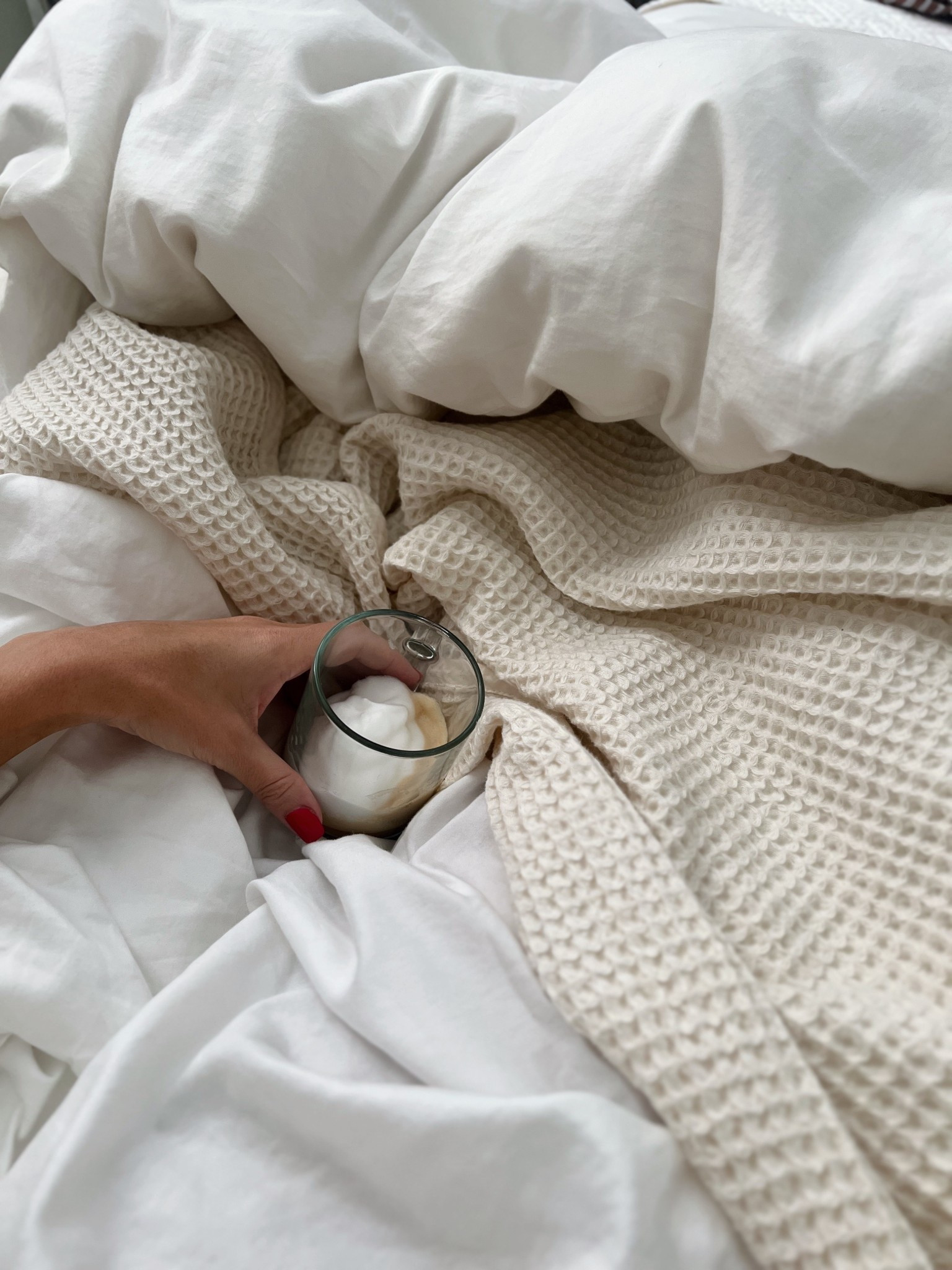 Cappuccino and my favorite sheets 

#LTKHome
