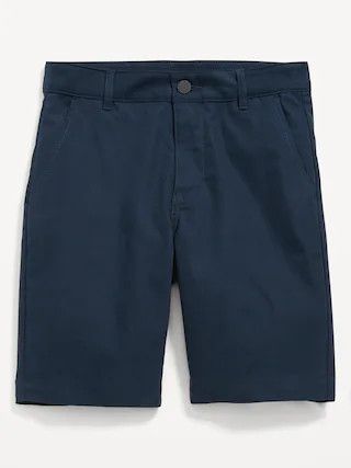 Straight Built-In Flex Tech Twill  Uniform Shorts for Boys (At Knee) | Old Navy (US)