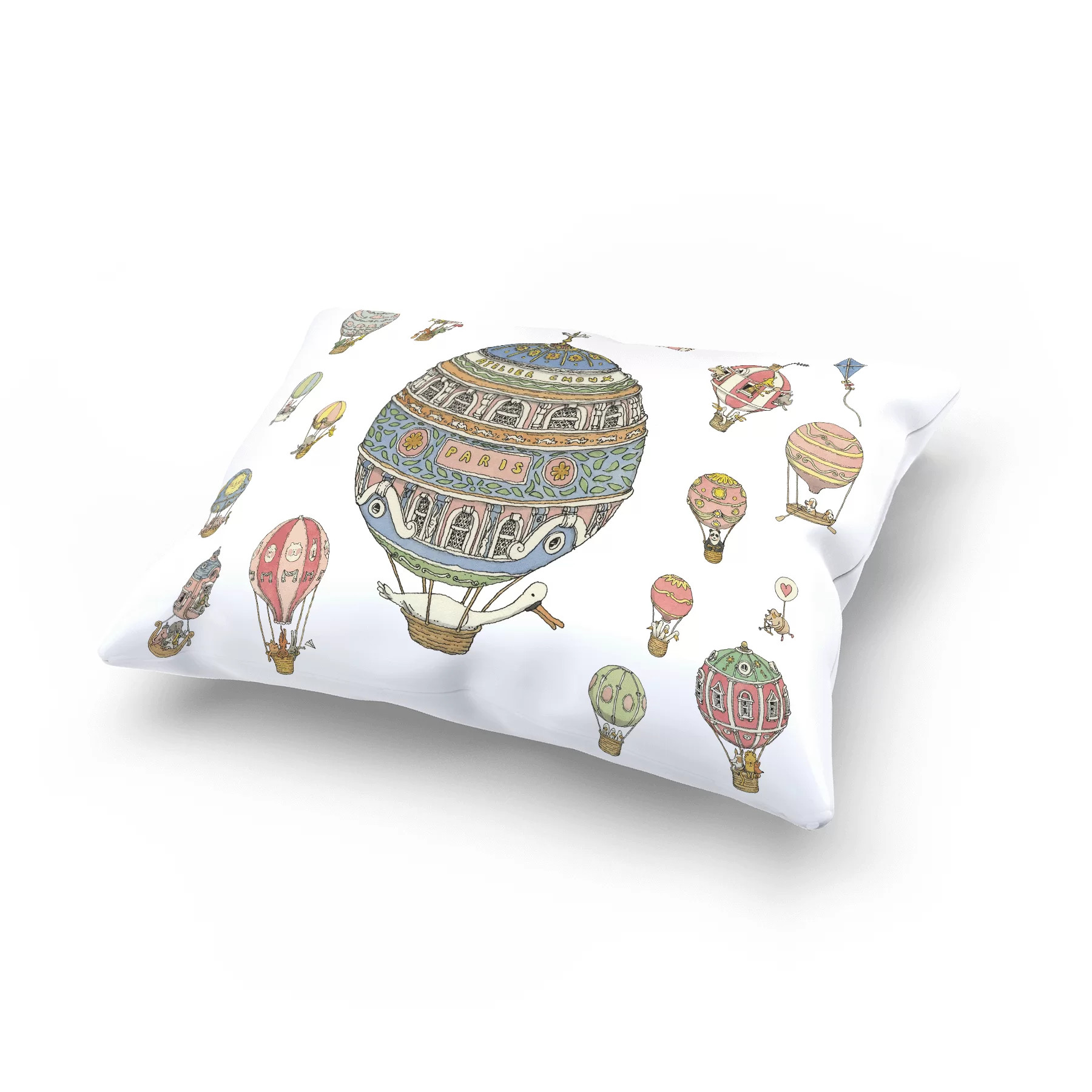 Cotton Cushion - Hot Air Balloons - Atelier Choux | Atelier Choux