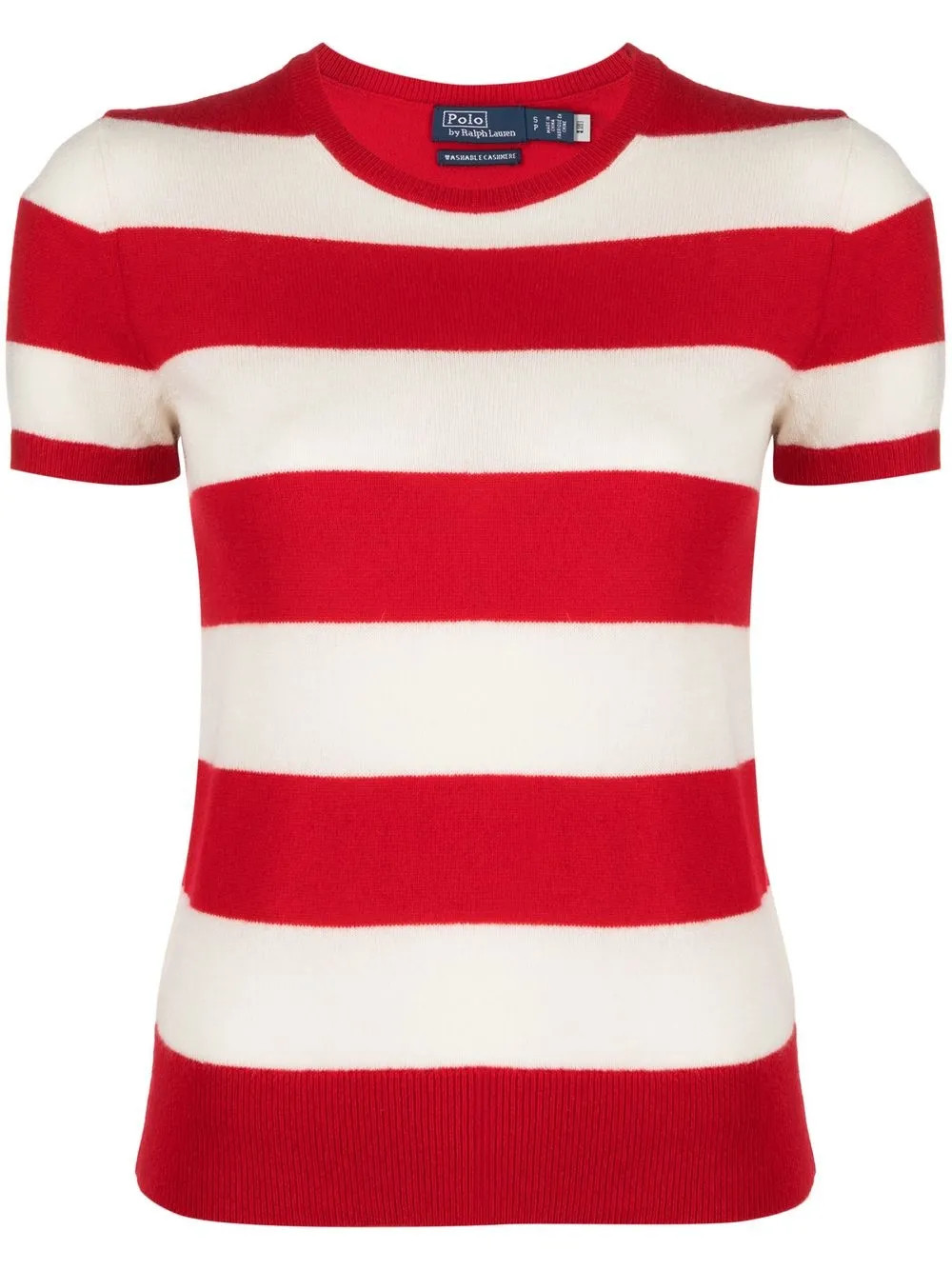 striped cashmere T-shirt | Farfetch Global