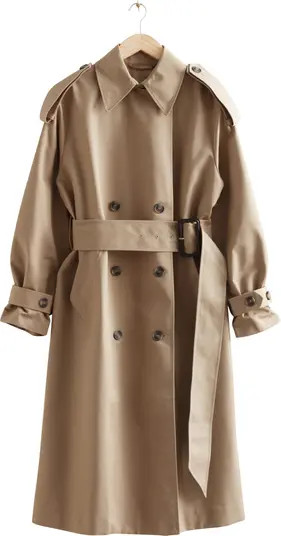 & Other Stories Women's Wide Belt Trench Coat | Nordstrom | Nordstrom