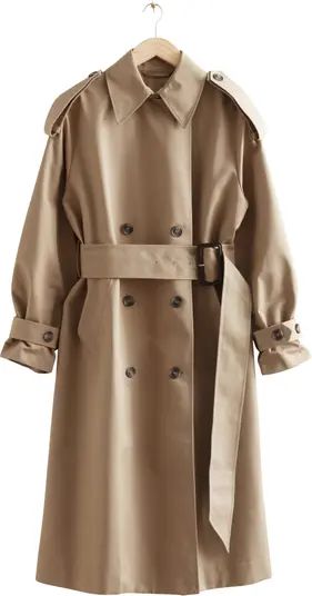 & Other Stories Women's Wide Belt Trench Coat | Nordstrom | Nordstrom