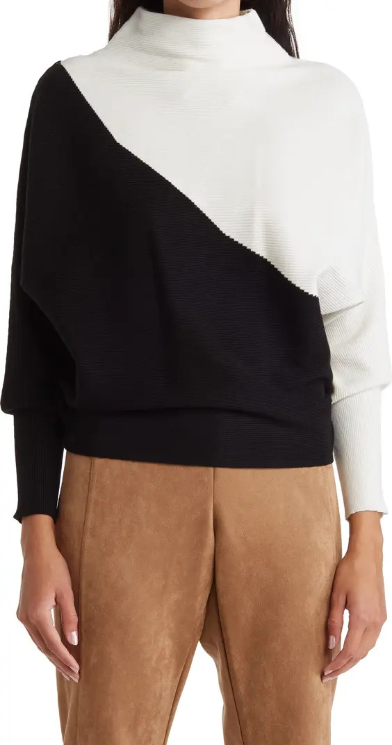 Diagonal Color Block Dolman Sweater | Nordstrom Rack