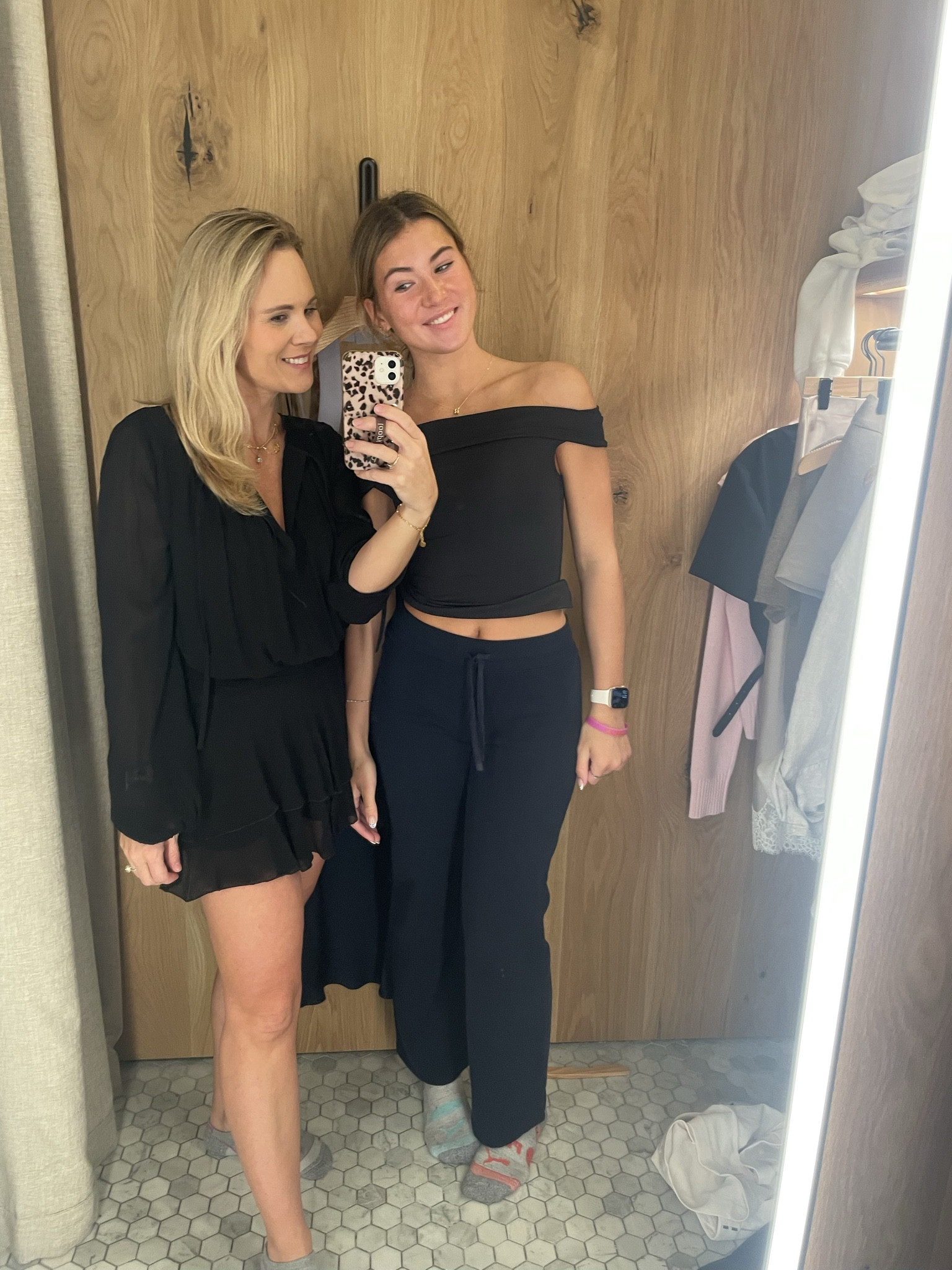 Part of our Aritzia try on in Orlando we had so much fun going through clothes. This is the contour top on piper along with a pair of sweatpants. She’s been wanting to try on and this gorgeous dress is a size small super cute but a little short in the back for me#LTKspring #LTKspringtrends

#LTKOver40