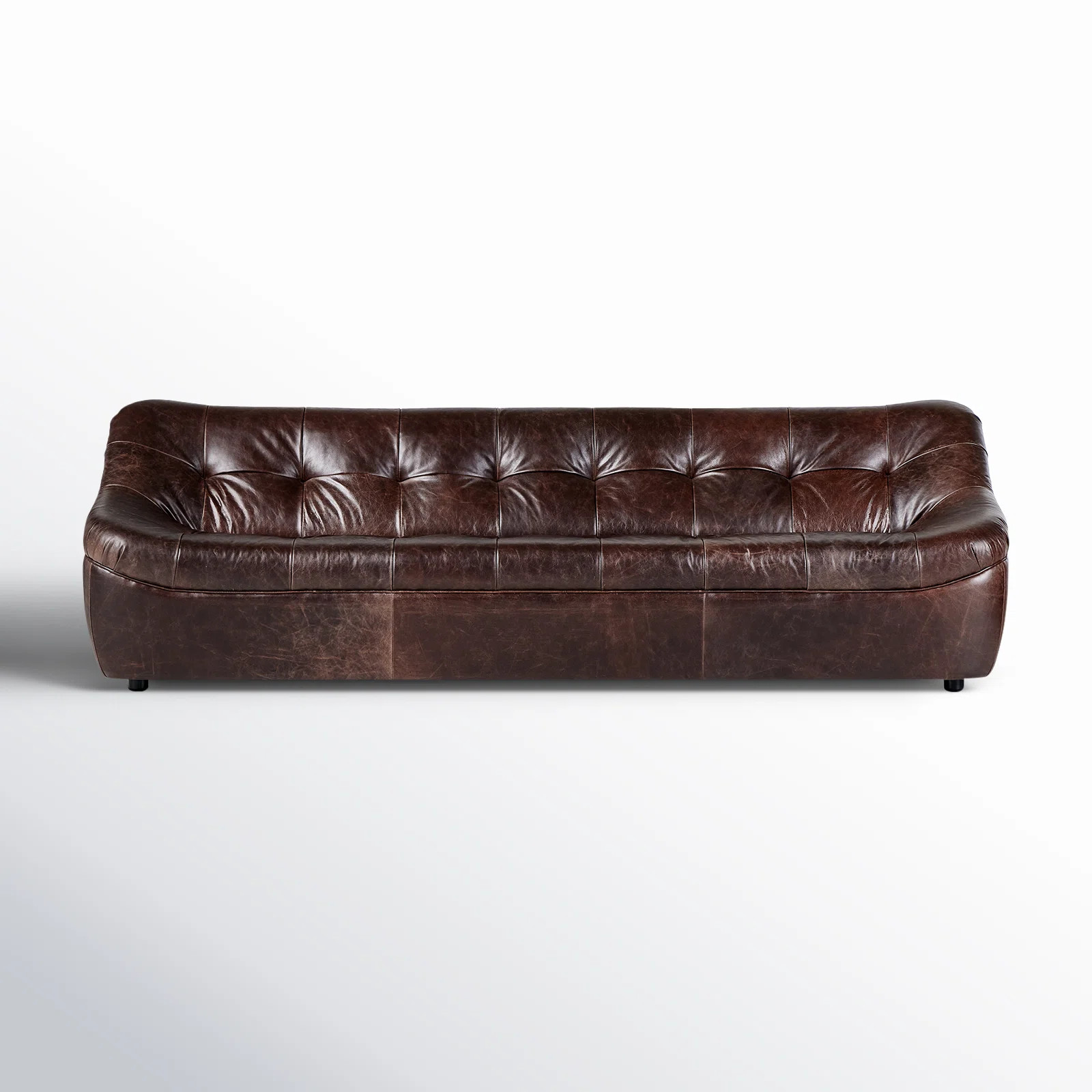 Elta 106'' Genuine Leather Sofa | AllModern