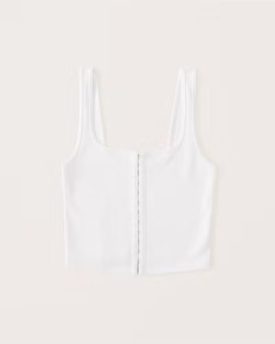 Women's Seamless Rib Fabric Hook-and-Eye Tank | Women's New Arrivals | Abercrombie.com | Abercrombie & Fitch (US)