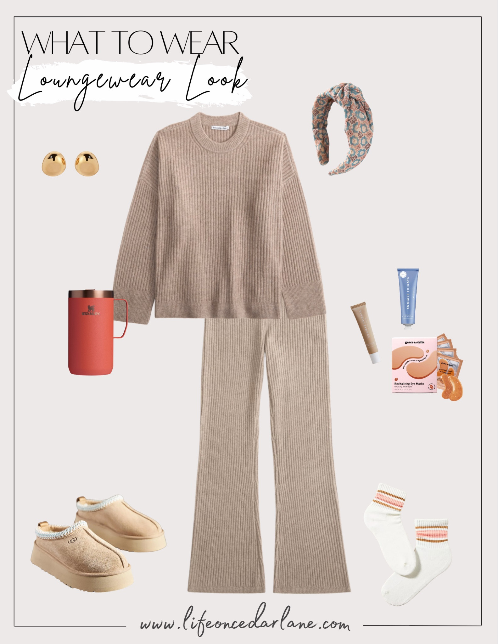 This cute loungewear set from Abercrombie also comes in grey and is perfect for fall! Also these Ugg slippers are fully stocked so grab them now!

#abercrombie #falloutfit #cozyoutfit #stanley



#LTKSaleAlert #LTKFindsUnder50 #LTKOver40