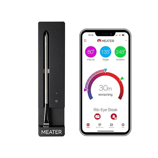 MEATER SE: Smart Bluetooth Meat Thermometer | Long Wireless Range | for Oven, Grill, Kitchen, BBQ... | Amazon (US)
