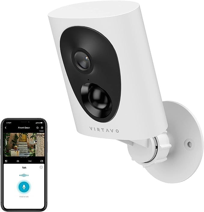 virtavo Security Camera Wireless Outdoor,Starlight Color Night Vision Weatherproof Wirefree Recha... | Amazon (US)