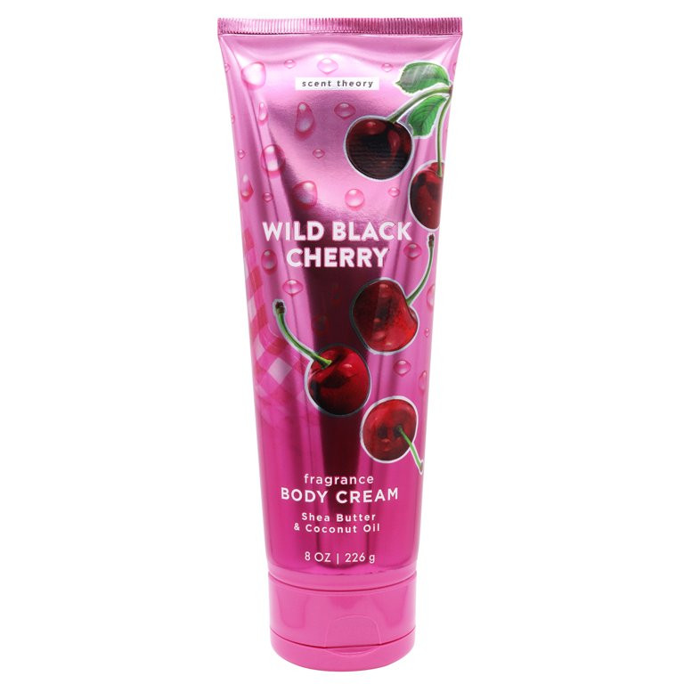 Scent Theory Lotion, Wild Black Cherry Hand and Body Cream with Shea Butter, 8 oz | Walmart (US)