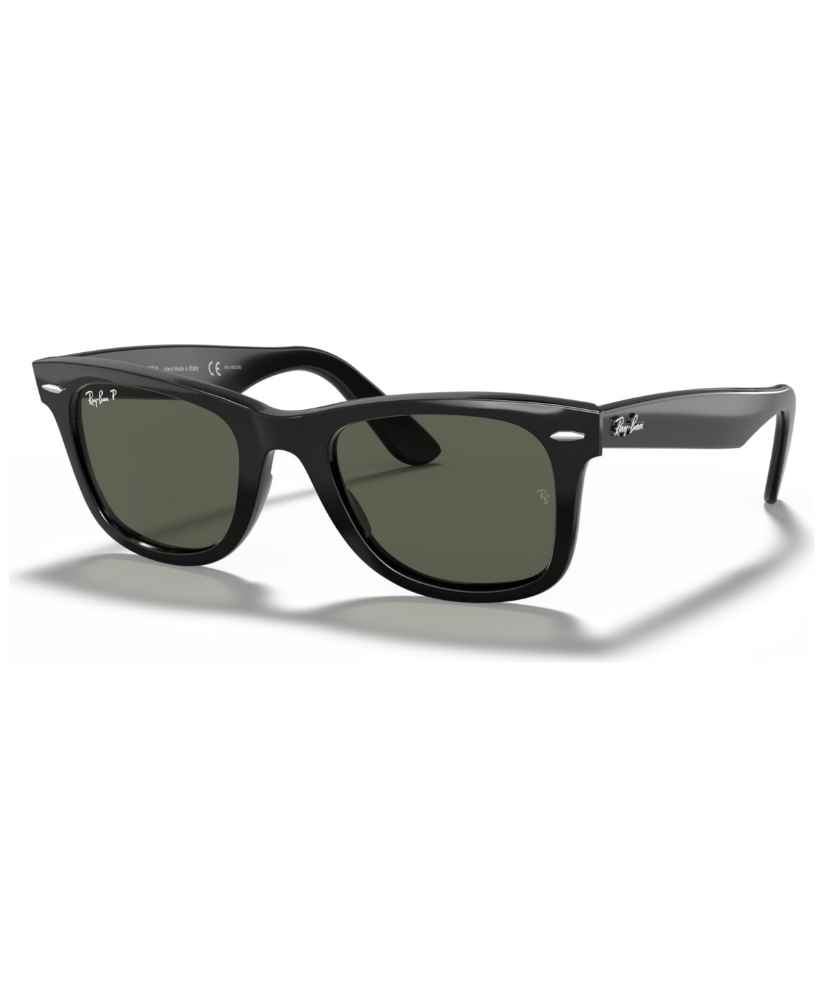 Ray-Ban Unisex Polarized Low Bridge Fit Sunglasses, RB2140F Original Wayfarer Classic 54 - Black | Macy's