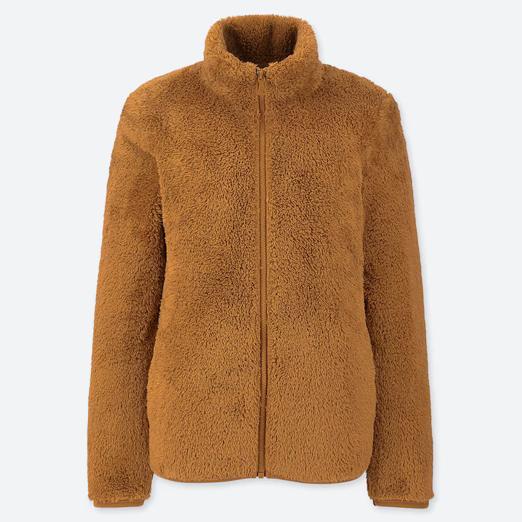 WOMEN FLUFFY YARN FLEECE FULL-ZIP JACKET | UNIQLO (US)