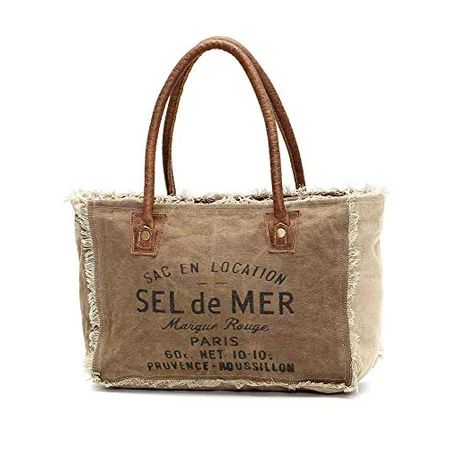 Myra Bags Sel De Mer Upcycled Canvas Hand Bag S-1046 | Walmart (US)