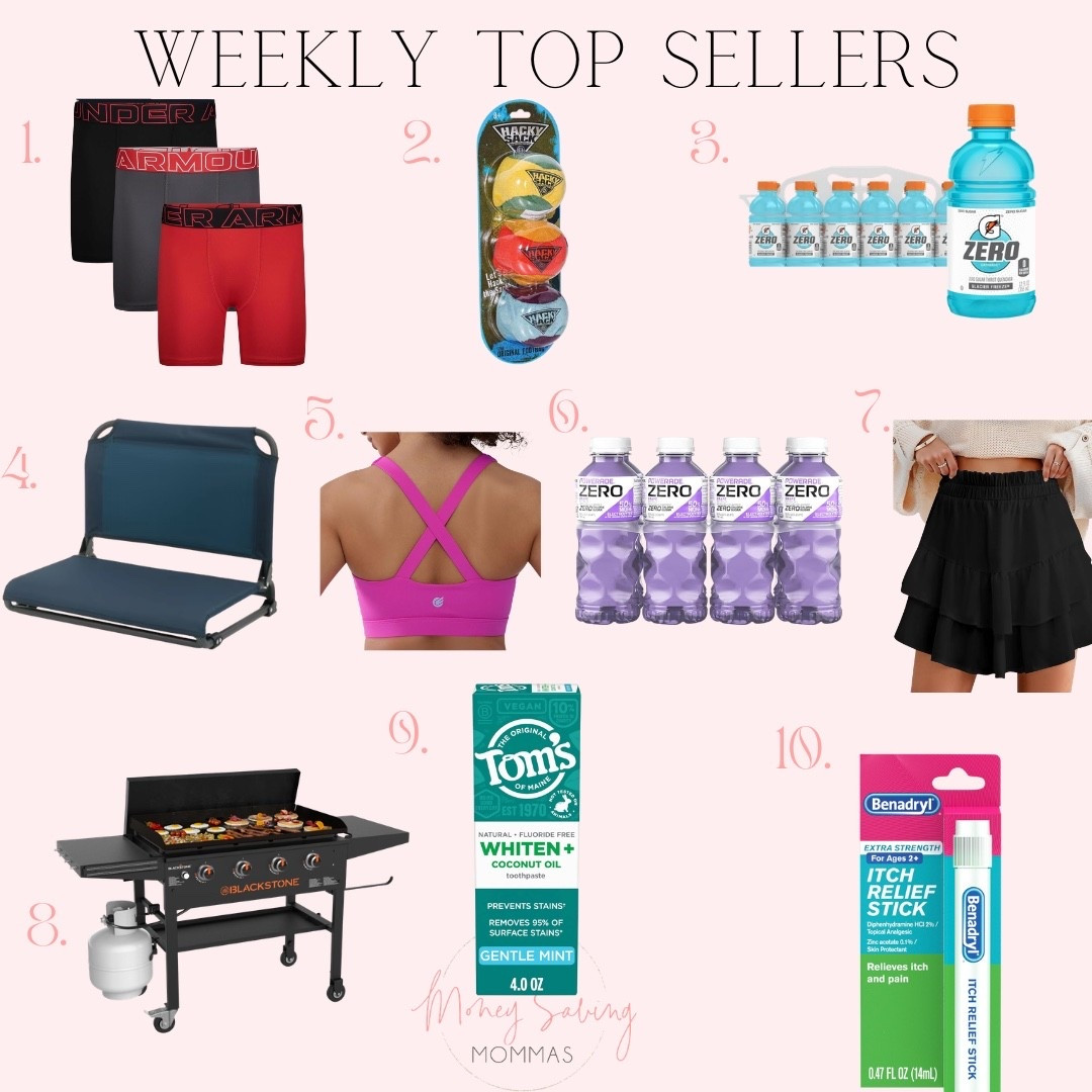 Weekly top sellers

Best sellers  underwear  games toys Gatorade stadium chair sports bra skirt black stone griddle

#LTKmomlife #LTKgrwm #LTKootd