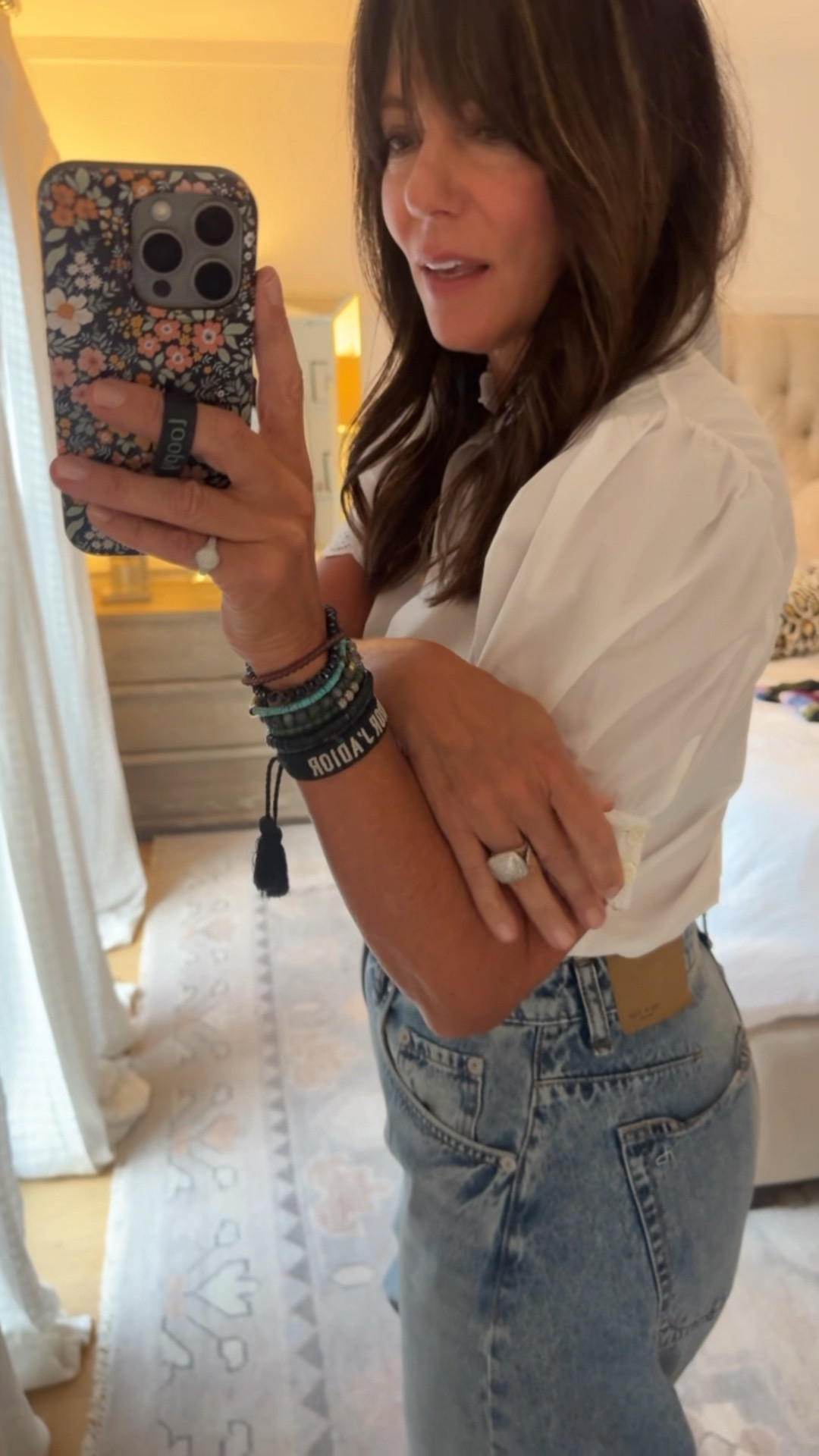 Pretty blouse on the Nsale! The details are so sweet and the cotton feels fresh and crisp! I’ll be erring this and the barrel jeans also Nsale on repeat! 

#LTKWorkwear #LTKSaleAlert #LTKTravel