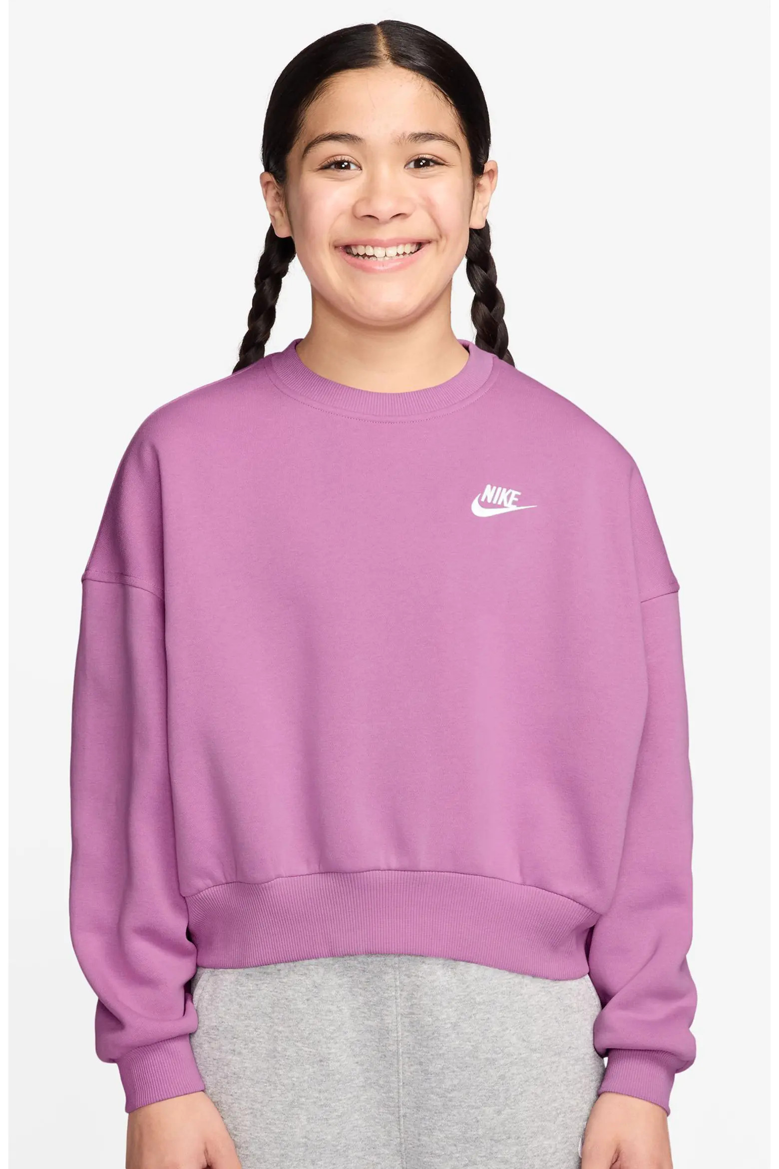 Kids' Sportswear Club Fleece Crewneck Sweatshirt (Women) | Nordstrom | Nordstrom