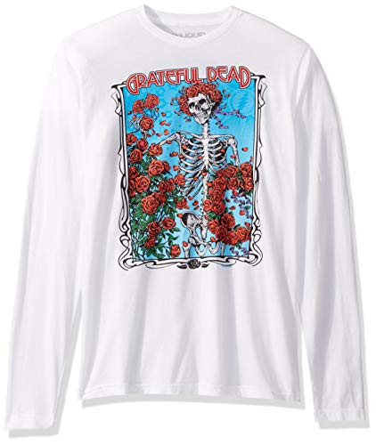 Grateful Dead Bertha Wheel/Roses T-Shirts - Long Sleeve T-Shirt - 2X | Amazon (US)