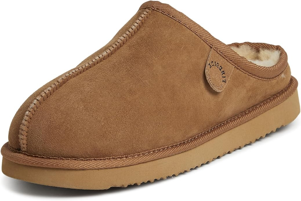 Fireside by Dearfoams Men's Grafton Genuine Shearling Indoor/Outdoor Clog | Amazon (US)