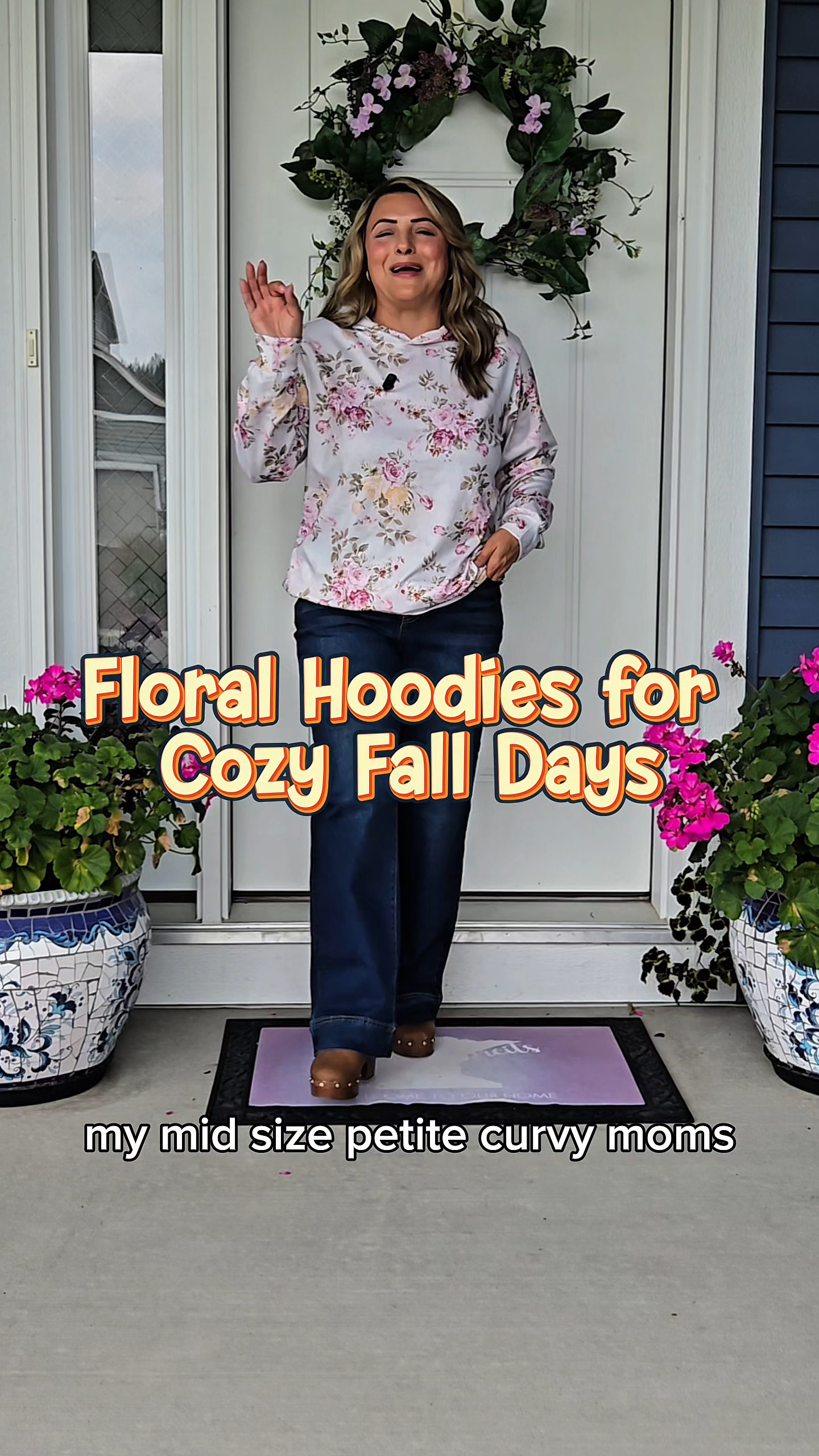 Floral hoodie for cozy fall days 

#LTKPlusSize #LTKPetite #LTKMidsize
