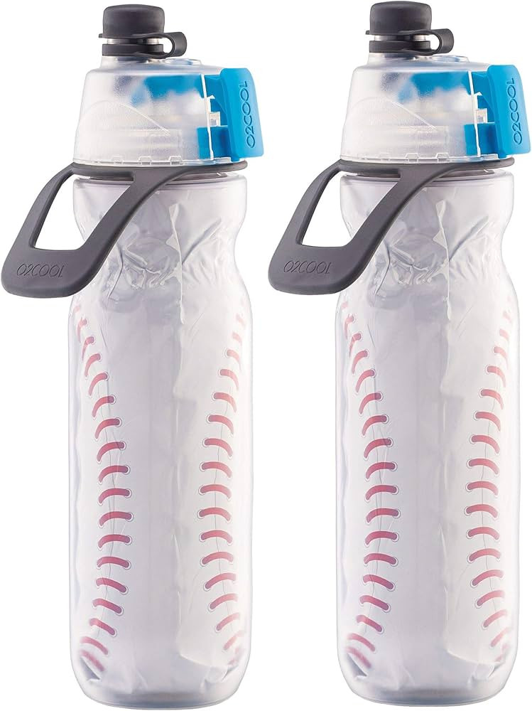 O2COOL Mist 'N Sip Misting Water Bottle 2-in-1 Function With No Leak Pull Top Spout Sports Reusab... | Amazon (US)