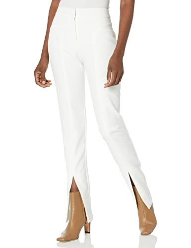 Trina Turk Women's Front Slit Dress Pants, Winter White, 4 | Amazon (US)