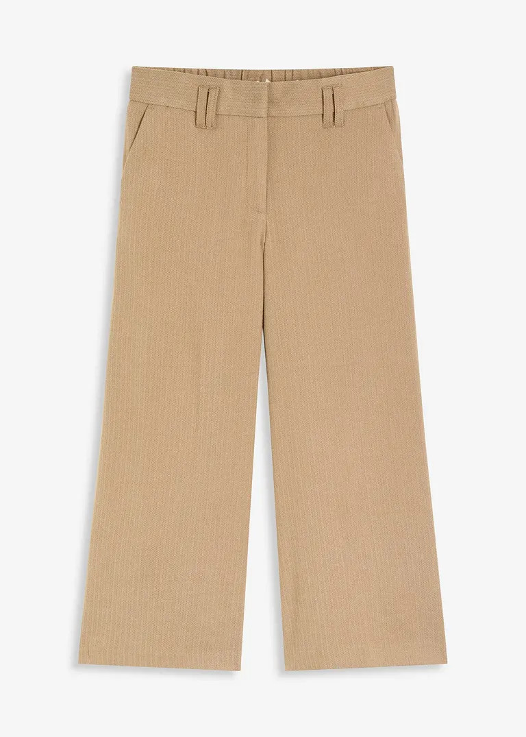 Hose mit Fischgrat in Wolloptik | Bonprix DE