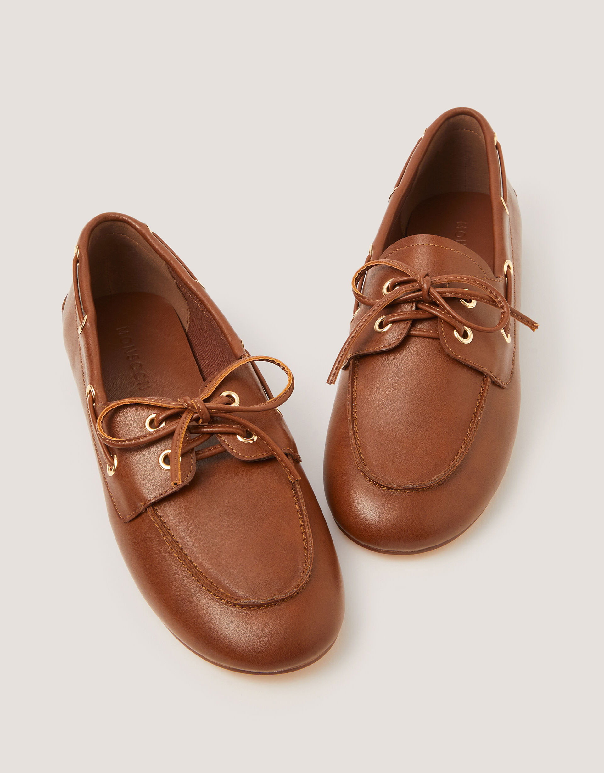 Piper Boat Shoes Brown | Monsoon (UK)
