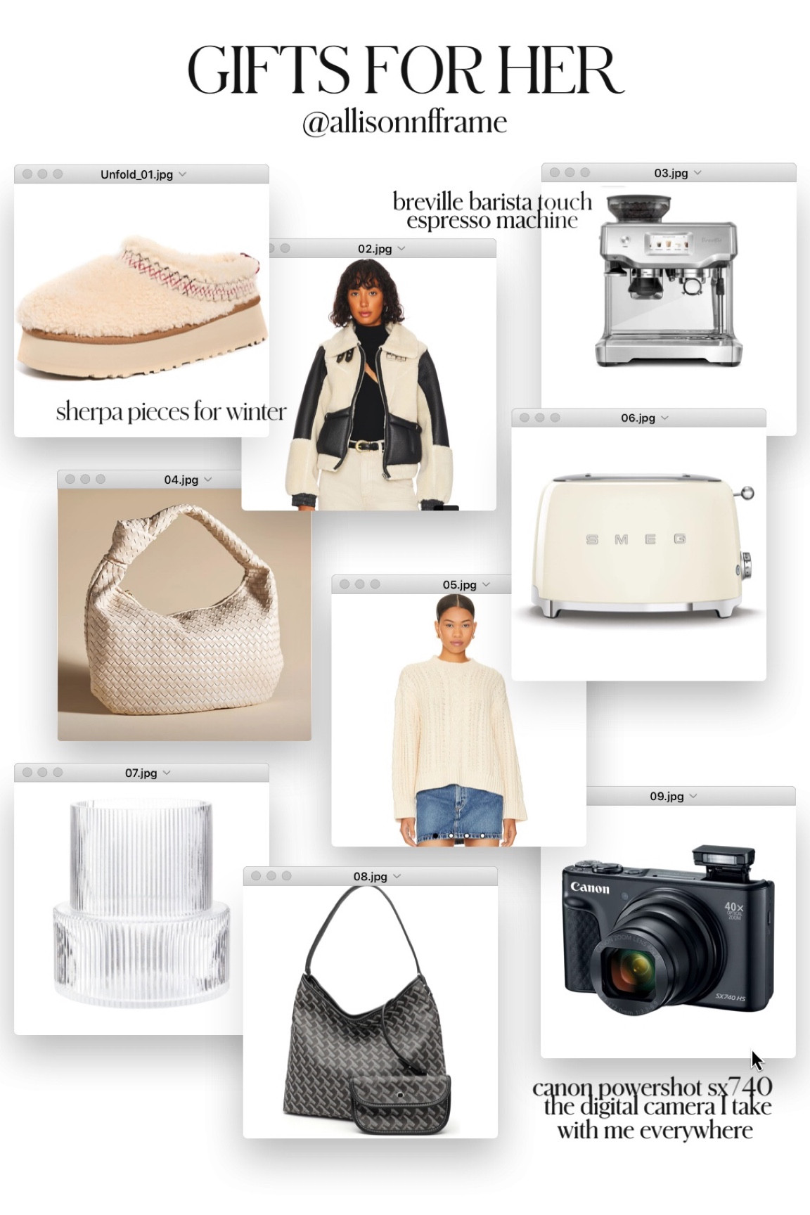 GIFTS FOR HER || 2023 holiday guide #giftguide #holidaygiftguide #giftsforher

#LTKGiftGuide #LTKHoliday #LTKSeasonal