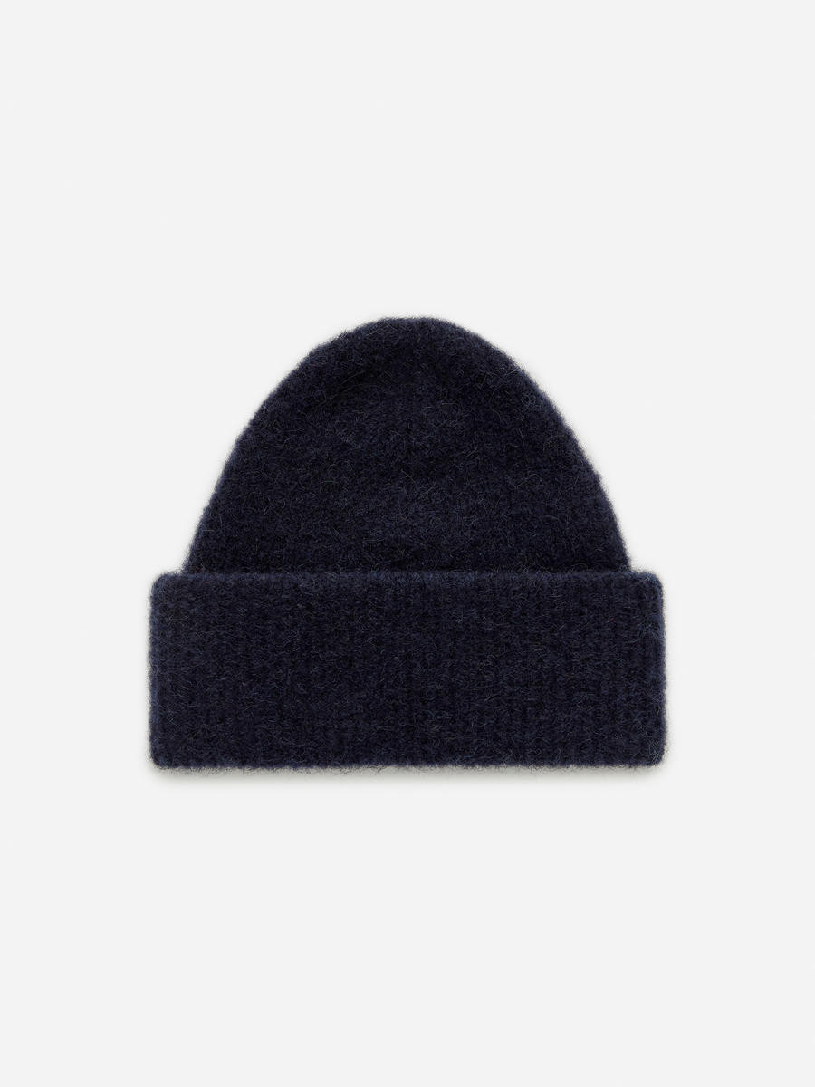 Beanie aus Alpaka- und Merinowolle – Dunkelblau – ARKET AT | Arket EU