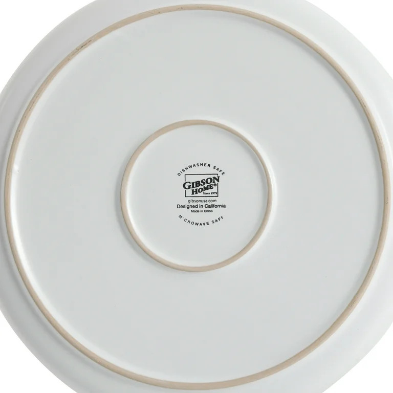 Gibson Home Everyday Essential White Dinnerware Set, 12-Piece Set - Walmart.com | Walmart (US)