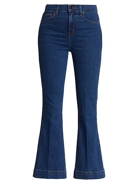 Veronica Beard Carson High-Rise Ankle Flare Jeans | Saks Fifth Avenue