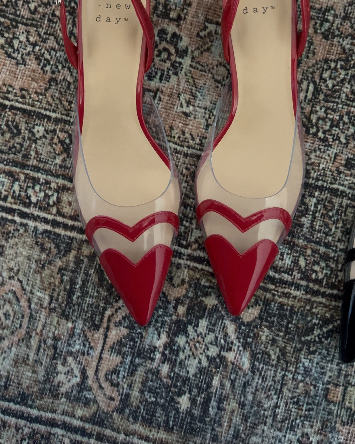 THE cutest kitten heel slingbacks! Come in red too and only $35!
-
Target finds - a new day heart shoes - black Slingback heels - affordable shoes - target shoes - Valentine’s Day shoes - valentines day outfit - date night outfit - date night shoes 



#LTKStyleTip #LTKFindsUnder50 #LTKShoeCrush