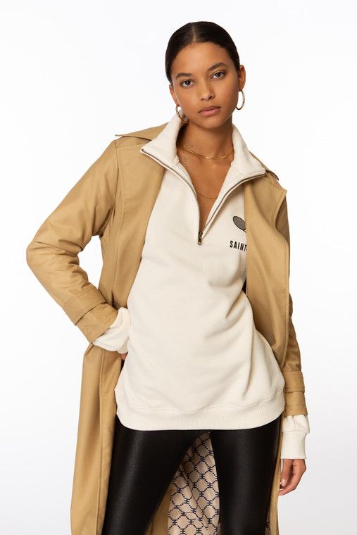 St. Tropez Boyfriend Half Zip | EllandEmm