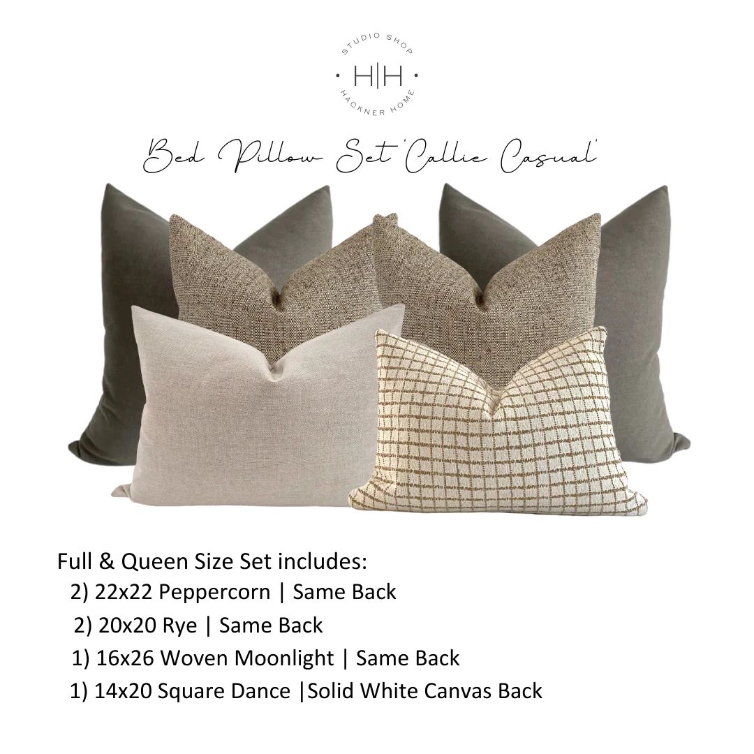 Bed Pillow Combo 'Callie Casual' | Hackner Home (US)