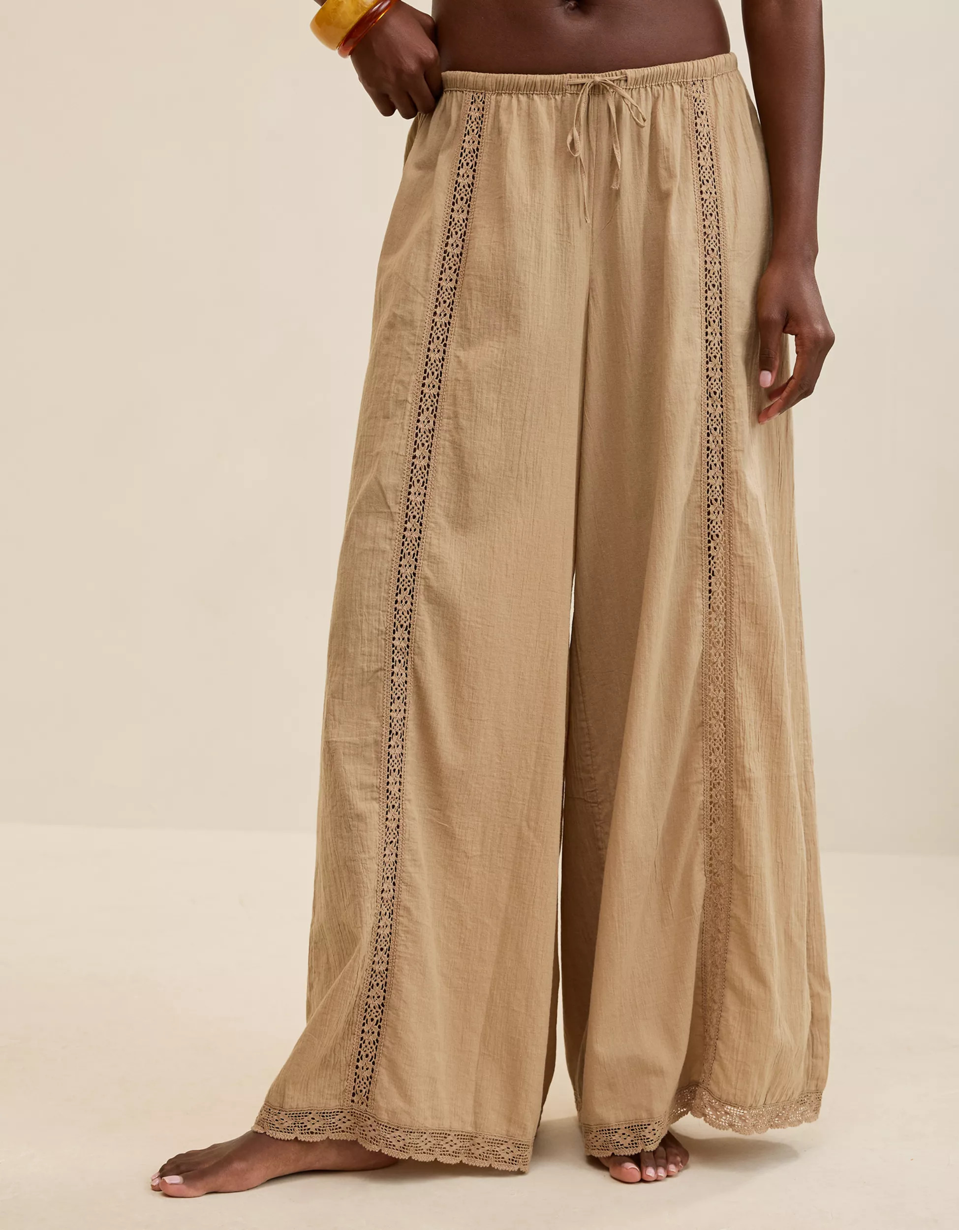Aerie Cabana Wide Leg Pant | Aerie