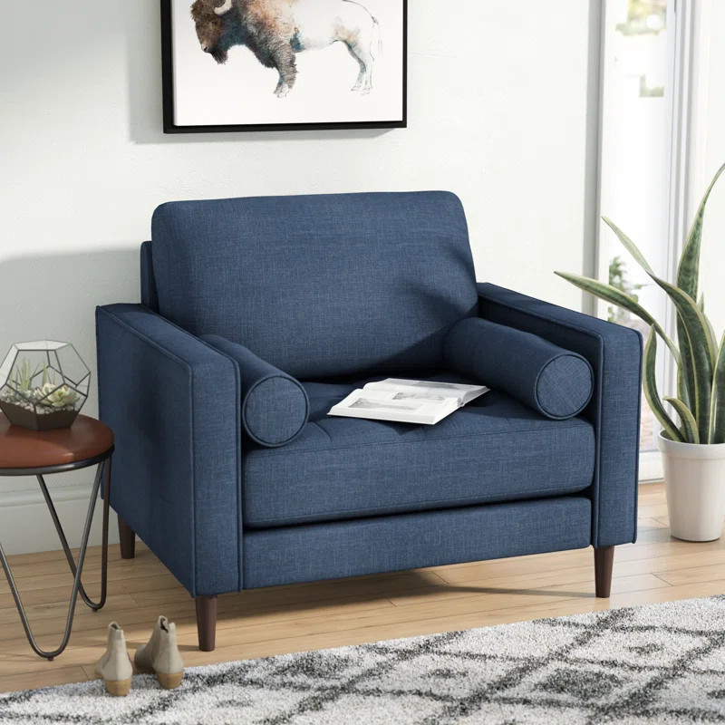 Garren 39.8" Square Arm Tufted Club Chair | Wayfair North America