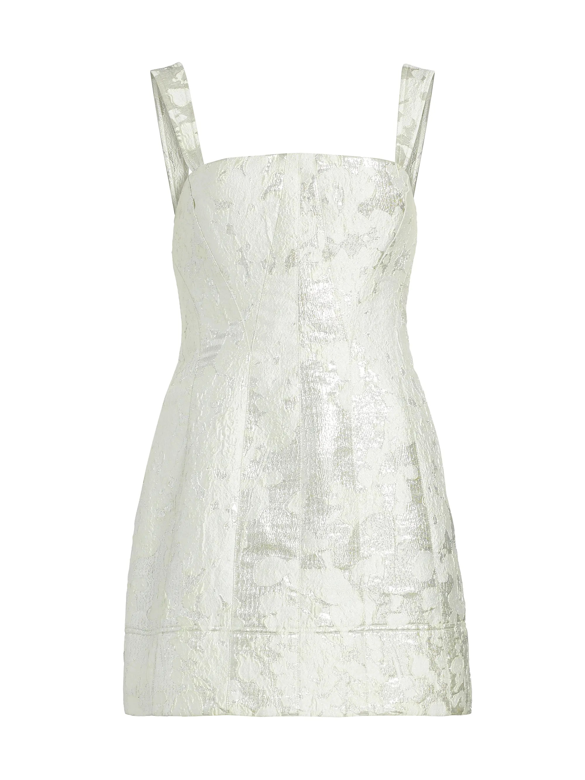 Lydia Metallic Sleeveless Minidress | Saks Fifth Avenue