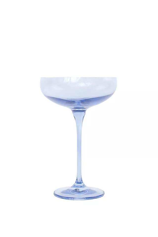 Estelle Colored Glass Champagne Coupe Set | Anthropologie (US)