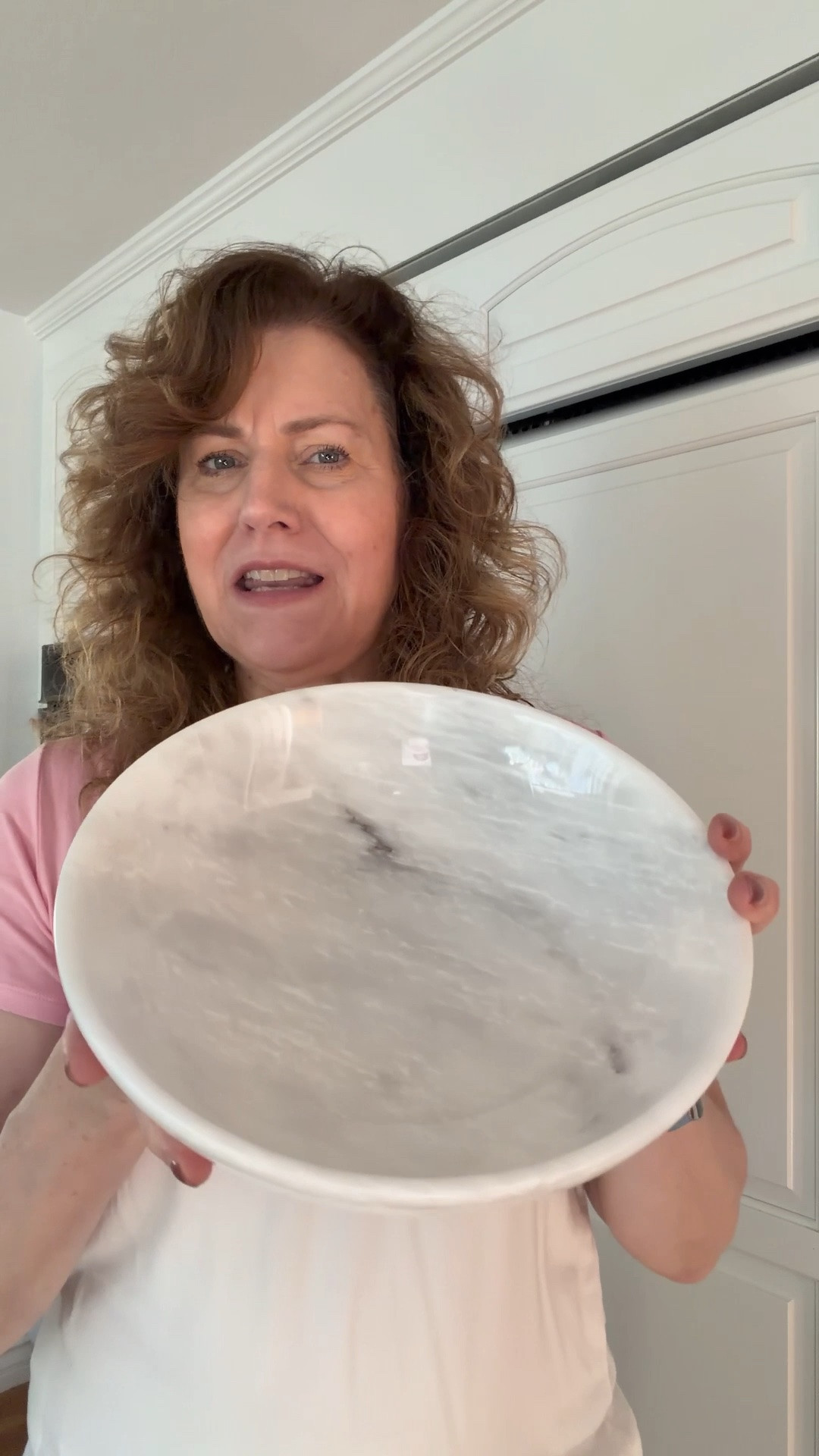 Classic elegance with this marble bowl! Use it for fruit or bowl filler! It’s so well made and is very heavy. The white with gray veining will never go out of style!

#LTKHome