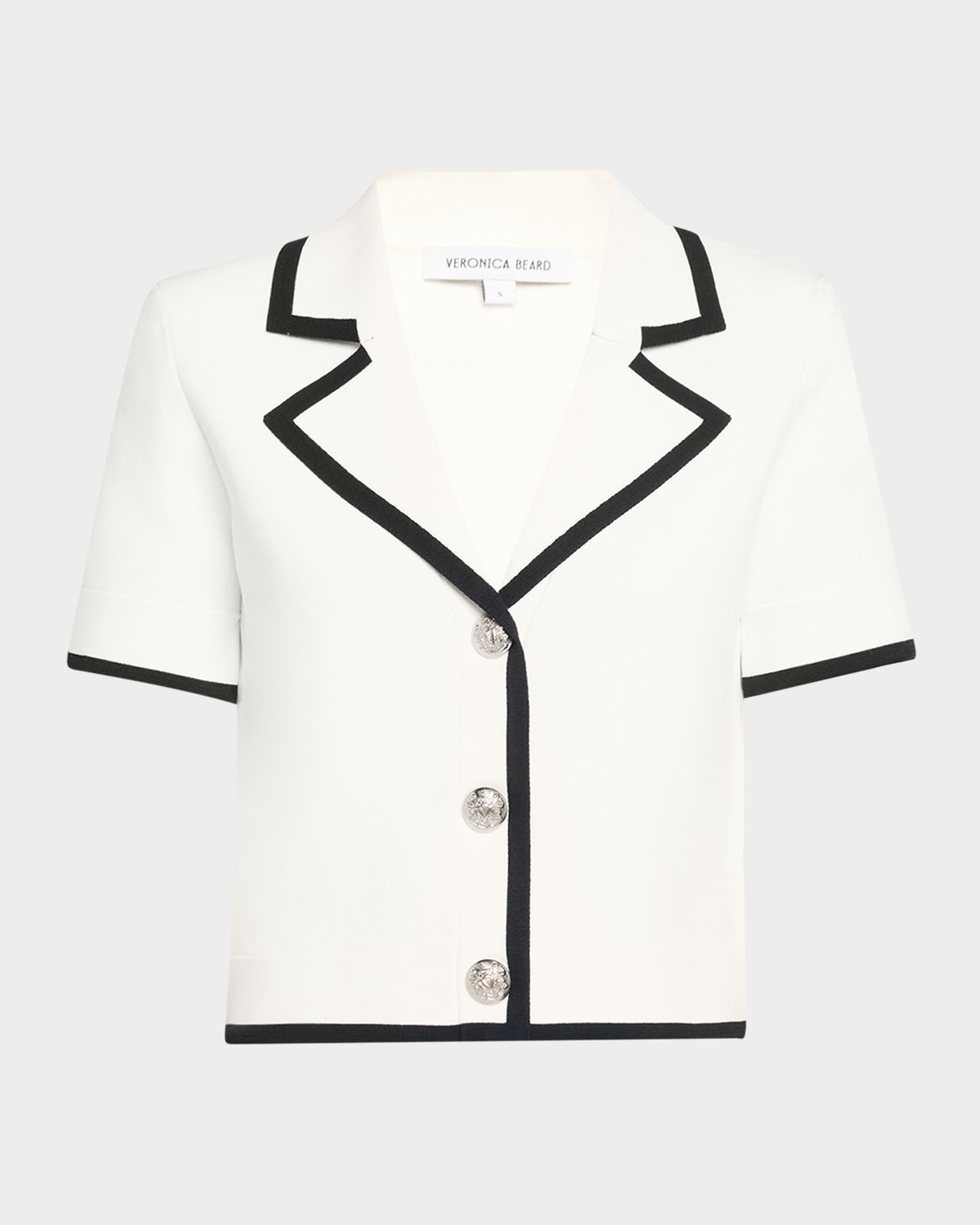 Stovall Knit Short-Sleeve Jacket | Neiman Marcus